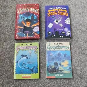 Set of Four Children's Halloween Books Spooky